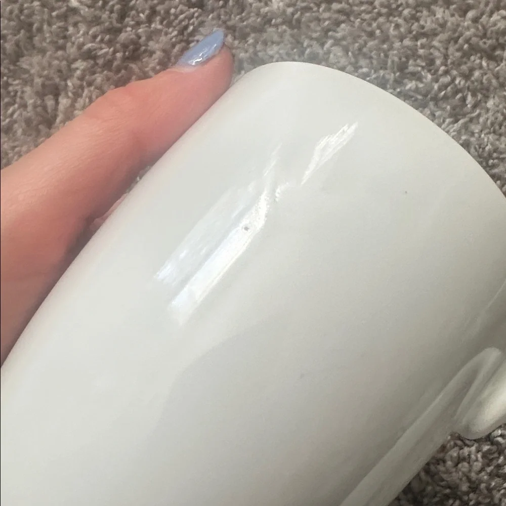 White Mug Set of Four GREAT CONDITION!